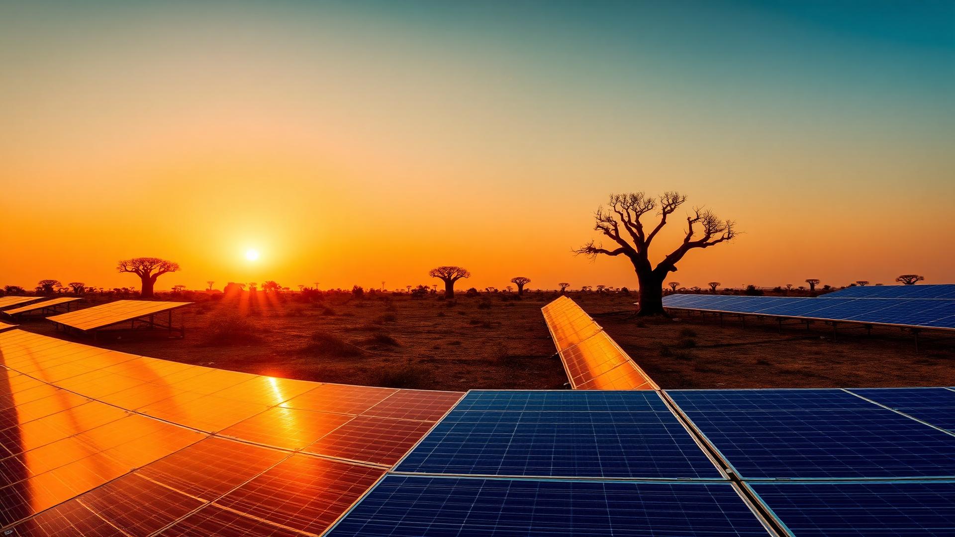 Installation solaire au Sénégal